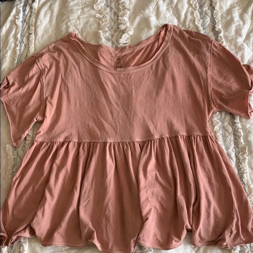 Free People Peplum Tee